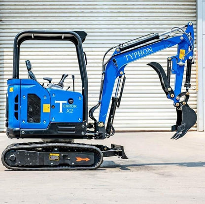 TYPHON TERROR X2 STORM 2.5-Ton Mini Excavator – Kubota V1505 25HP Diesel Engine EPA-Certified Crawler Digger image 4