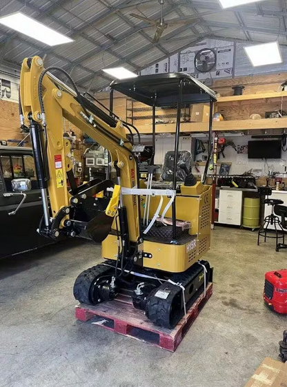 1.5-Ton Mini Small Excavator – 13.5HP Engine with Advanced Pilot System & Retractable Tracks (AGT H15R) image 7