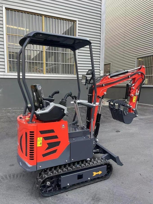 1-Ton Mini Small Excavator – 13.5HP Engine with Advanced Pilot System & Factory Hydraulic Thumb (AGT Industrial Updated Model) image 0