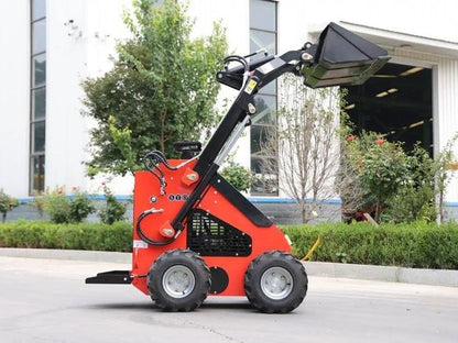 TYPHON STOMP Wheeled Mini Skid Steer Loader – 1,800 lbs, 23 HP Briggs & Stratton Gas EPA Engine image 1
