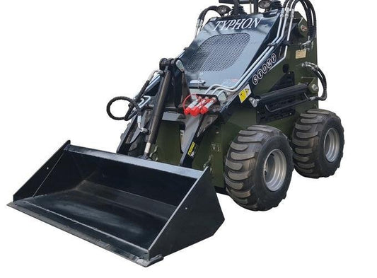 TYPHON STOMP Wheeled Mini Skid Steer Loader – 22.1 HP Honda Gas Engine image 0