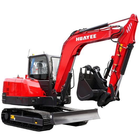 HUAYEE HY60C 6-Ton Industrial Mini Excavator – Premium Yanmar Engine Heavy-Duty Crawler Digger with Enclosed Cab image 0
