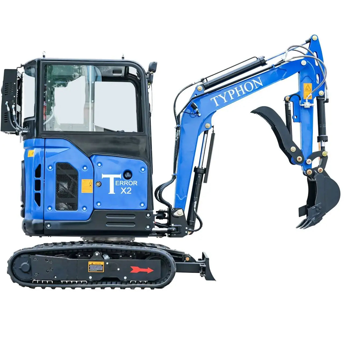 TYPHON TERROR X2 2.7-Ton Mini Excavator – Kubota V1505 Diesel Engine EPA-Certified Heavy-Duty Crawler Digger image 1