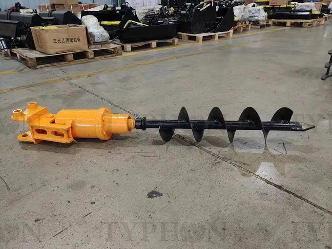 8" Heavy-Duty Hydraulic Earth Auger & Post Hole Digger – For 2.5-Ton Mini Excavators image 1