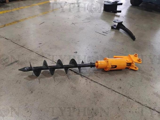 8" Heavy-Duty Hydraulic Earth Auger & Post Hole Digger – For 2.5-Ton Mini Excavators image 3