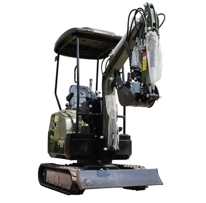TYPHON TERROR XIII 1.3-Ton Mini Excavator – High-Performance Micro Crawler Trench Digger with Protective Canopy & Advanced Hydraulics image 0