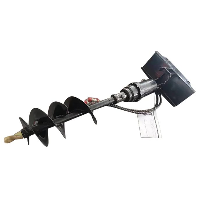 Heavy-Duty Hydraulic Earth Auger – For Mini Skid Steers image 0