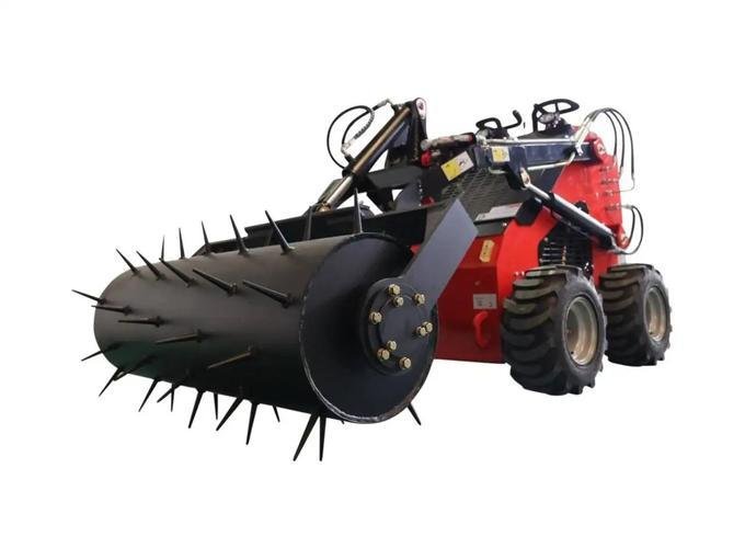 Heavy-Duty Skid Steer Lawn Scarifier and Dethatcher Attachment image 1