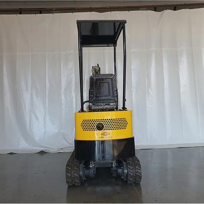 1-Ton Mini Small Excavator – 13.5HP Briggs & Stratton Gasoline Engine Micro Crawler Digger (AGT Industrial) image 4