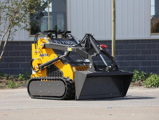 TYPHON STOMP Mini Skid Steer Loader – 2,000 lbs, 23 HP Gas EPA Engine image 0