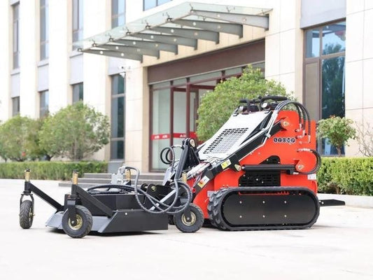 Heavy-Duty Skid Steer Rotary Lawn Mower and Brush Cutter Attachment image 0
