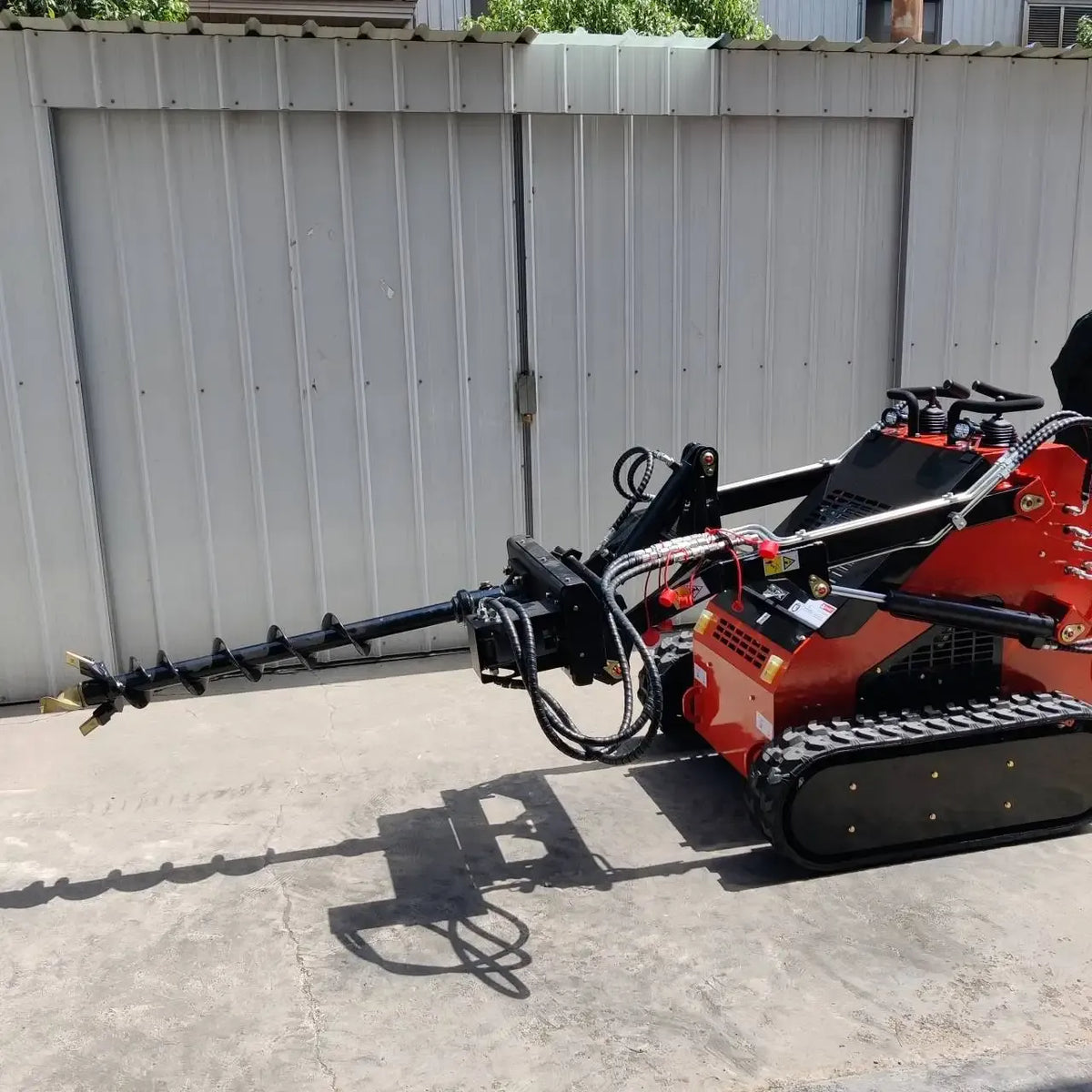 Heavy-Duty Skid Steer Earth Auger Attachment – High-Torque Post Hole Digger image 4