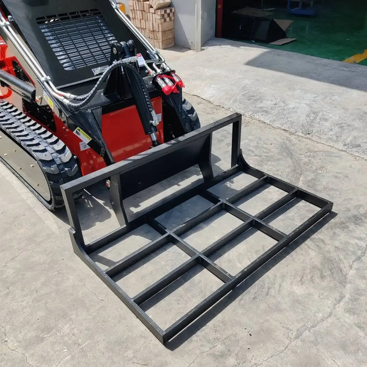 Heavy-Duty Skid Steer Land Leveler and Planer Attachment image 1