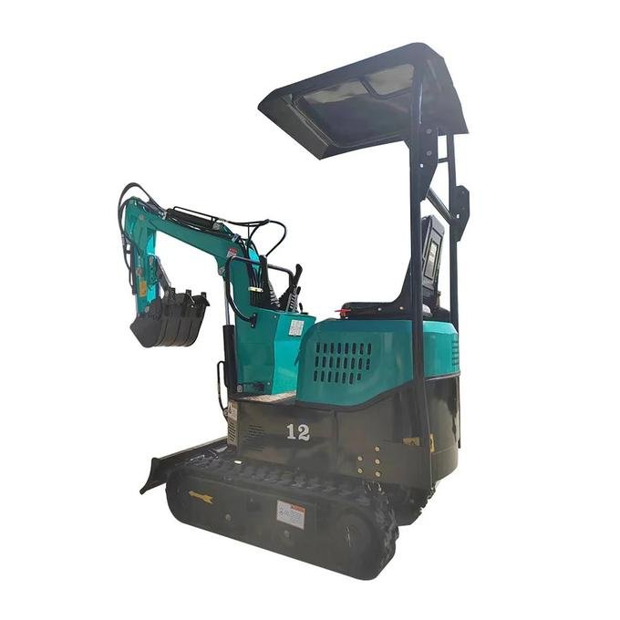 1-Ton Mini Small Excavator – 13.5HP Briggs & Stratton Engine Micro Crawler Digger (AGT-KAT12) image 3