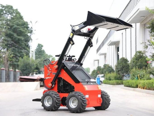 TYPHON STOMP Wheeled Mini Skid Steer Loader – 1,800 lbs, 23 HP Briggs & Stratton Gas EPA Engine image 0