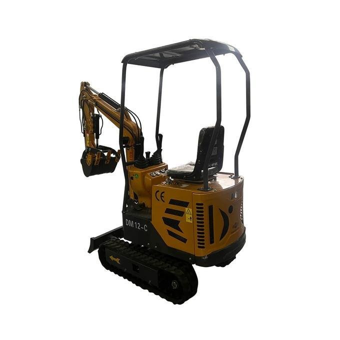 1-Ton Mini Small Excavator – 13.5HP Briggs & Stratton Engine with Hydraulic Thumb and Swing Boom (AGT Industrial) image 3