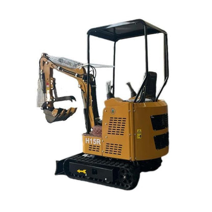 1.5-Ton Mini Small Excavator – 13.5HP Engine with Advanced Pilot System & Retractable Tracks (AGT H15R) image 4