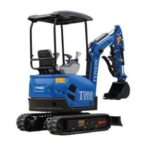 TYPHON TERROR XVII Heavy-Duty Mini Excavator – 3800 lbs Rubber Track Digger with Kubota D902 Diesel Engine image 0