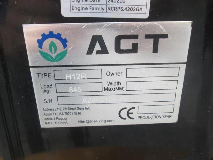 1-Ton Mini Hydraulic Excavator – 13.5HP Rato Engine Micro Crawler Digger (AGT Industrial) image 4