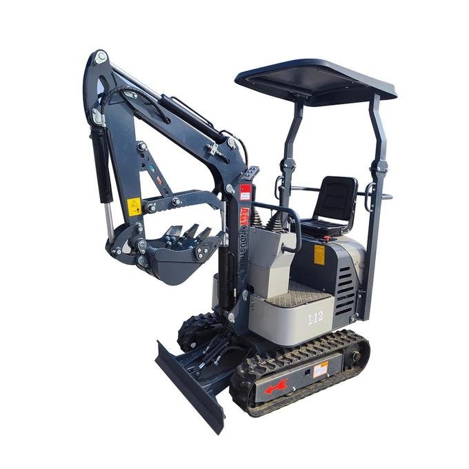 1-Ton Mini Small Excavator – Koop Diesel/Gasoline Engine Micro Crawler Digger (AGT-L12) image 3