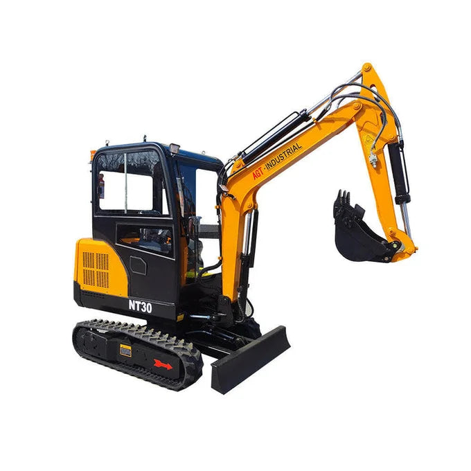 TYPHON NT30 3-Ton Mini Excavator – Genuine Kubota Diesel Engine Heavy-Duty Crawler Digger with 12 Free Attachments image 3