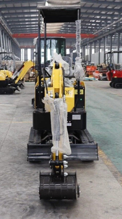 1-Ton Mini Small Excavator – 13.5HP Briggs & Stratton Gasoline Engine EPA-Certified Micro Crawler Digger image 8