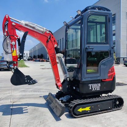 TYPHON TERROR XVIII Prestige 2-Ton Mini Excavator – Premium Crawler Digger with Genuine Kubota D902 Diesel Engine image 5