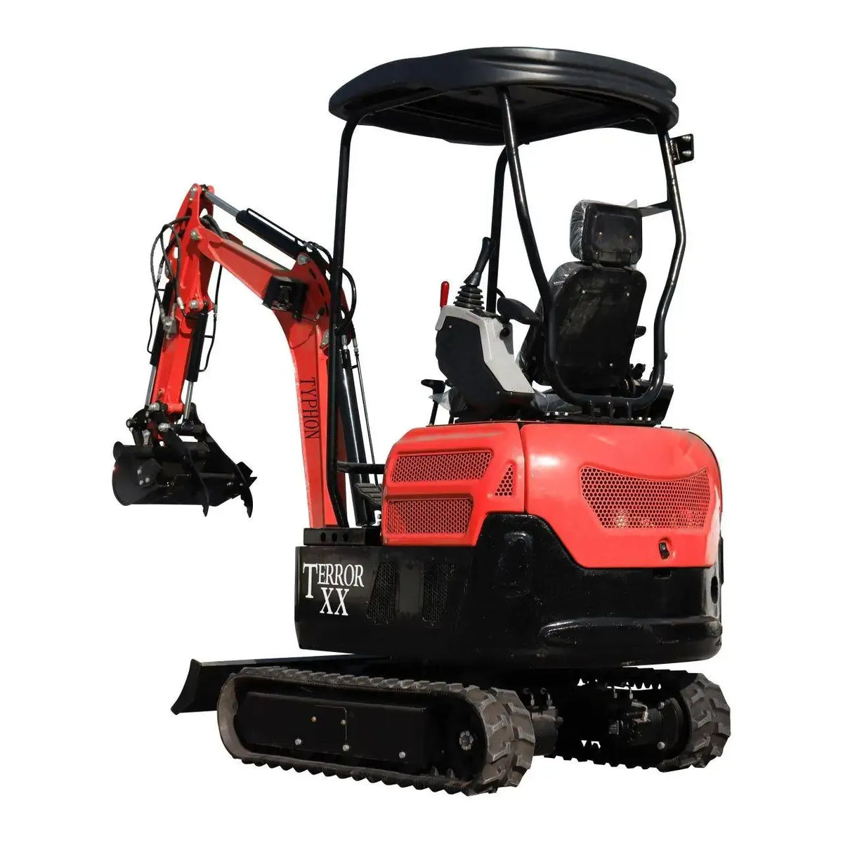 TYPHON TERROR XX Heavy-Duty Mini Excavator – 4000 lbs Rubber Track Digger with Kubota D902 Diesel Engine (Alternative Layout) image 0