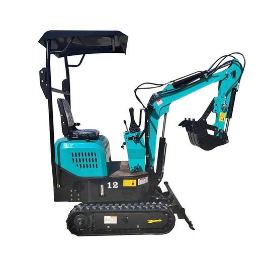 1-Ton Mini Small Excavator – 13.5HP Briggs & Stratton Engine Micro Crawler Digger (AGT-KAT12) image 0