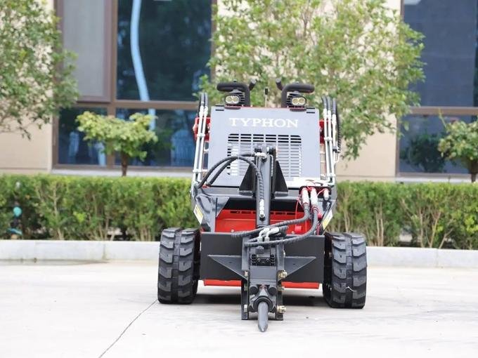 Heavy-Duty Skid Steer Hydraulic Hammer Concrete Breaker Attachment image 1