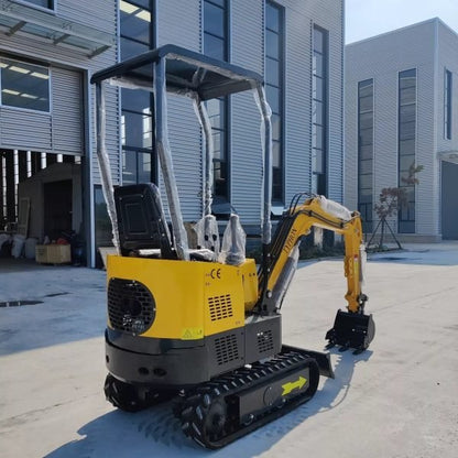1-Ton Mini Small Excavator – 13.5HP Briggs & Stratton Gasoline Engine EPA-Certified Micro Crawler Digger image 4