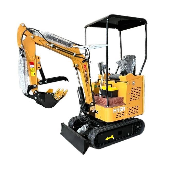 1.5-Ton Mini Small Excavator – 13.5HP Engine with Advanced Pilot System & Retractable Tracks (AGT H15R) image 2