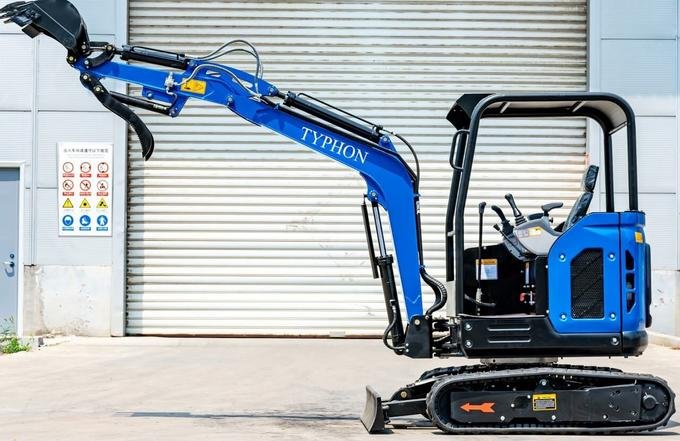 TYPHON TERROR X2 STORM 2.5-Ton Mini Excavator – Kubota V1505 25HP Diesel Engine EPA-Certified Crawler Digger image 5