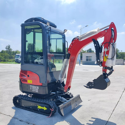 2-Ton Mini Excavator Digger Tractor – EPA-Certified Kubota D902 Diesel Engine image 0