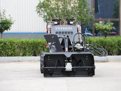Heavy-Duty Skid Steer Hydraulic Snow Blower Attachment – Commercial Snow Thrower image 3