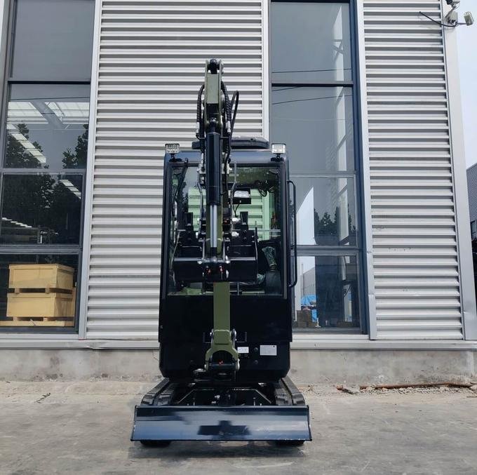 TYPHON TERROR XVIII Prestige Heavy-Duty Mini Excavator – 2-Ton Green Edition Rubber Track Digger with Kubota Diesel image 4