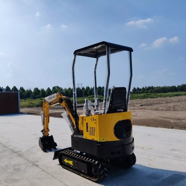1-Ton Mini Small Excavator – 13.5HP Briggs & Stratton Gasoline Engine EPA-Certified Micro Crawler Digger image 5