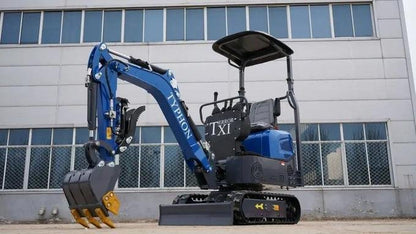 TYPHON TERROR XI STORM 1.1-Ton Mini Excavator – High-Performance Micro Crawler Trench Digger with Integrated Boom Swing image 0
