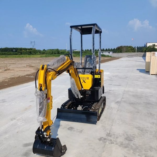 1-Ton Mini Small Excavator – 13.5HP Briggs & Stratton Gasoline Engine EPA-Certified Micro Crawler Digger image 2