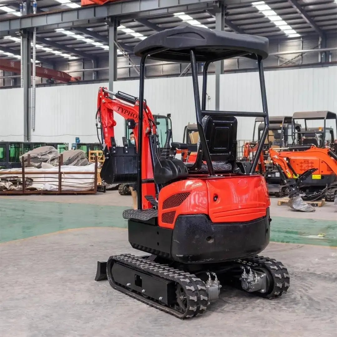 TYPHON LUX Heavy-Duty Mini Excavator – 4000 lbs Rubber Track Digger with Kubota Diesel Engine image 2