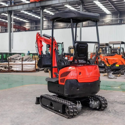 TYPHON LUX Heavy-Duty Mini Excavator – 4000 lbs Rubber Track Digger with Kubota Diesel Engine image 2