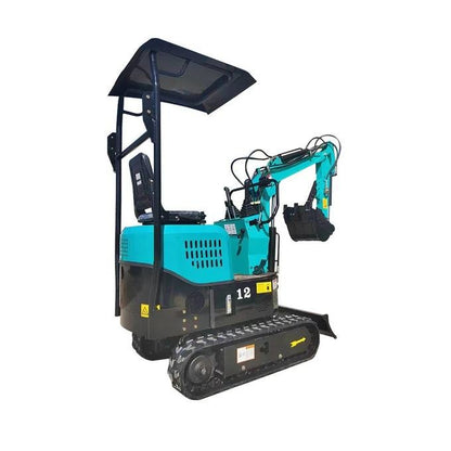 1-Ton Mini Small Excavator – 13.5HP Briggs & Stratton Engine Micro Crawler Digger (AGT-KAT12) image 2