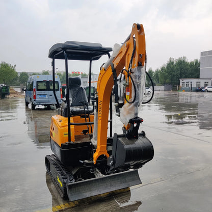 TYPHON TERROR XVIII Heavy-Duty Mini Excavator – 4000 lbs Rubber Track Digger with EPA-Certified Kubota D902 Diesel Engine (Alternative Layout) image 2