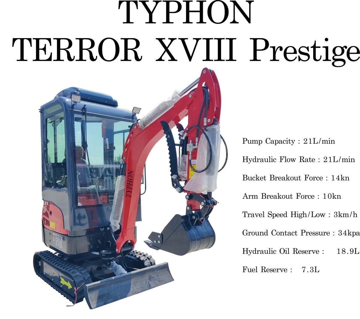 2-Ton Mini Excavator Digger Tractor – EPA-Certified Kubota D902 Diesel Engine image 8