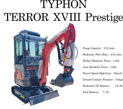 2-Ton Mini Excavator Digger Tractor – EPA-Certified Kubota D902 Diesel Engine image 8