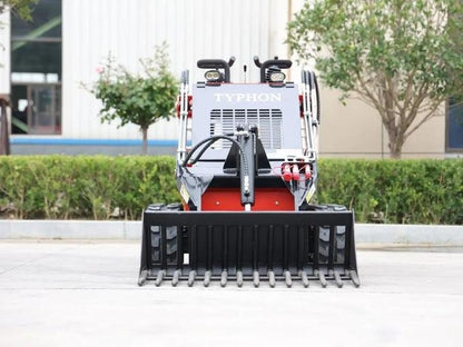 Heavy-Duty Skid Steer Rock Bucket Attachment – Industrial Skeleton Rock Grapple Layout image 8