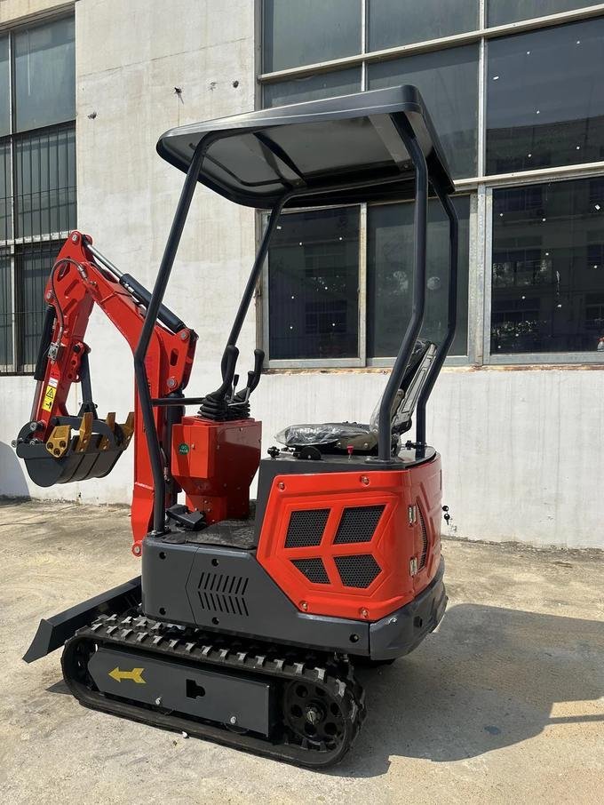1-Ton Mini Small Excavator – 13.5HP Briggs & Stratton Gasoline Engine Micro Crawler Digger (AGT-DJ14) image 3
