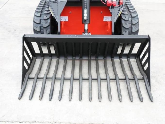 Heavy-Duty Skid Steer Rock Bucket Attachment – Industrial Skeleton Rock Grapple Layout image 7