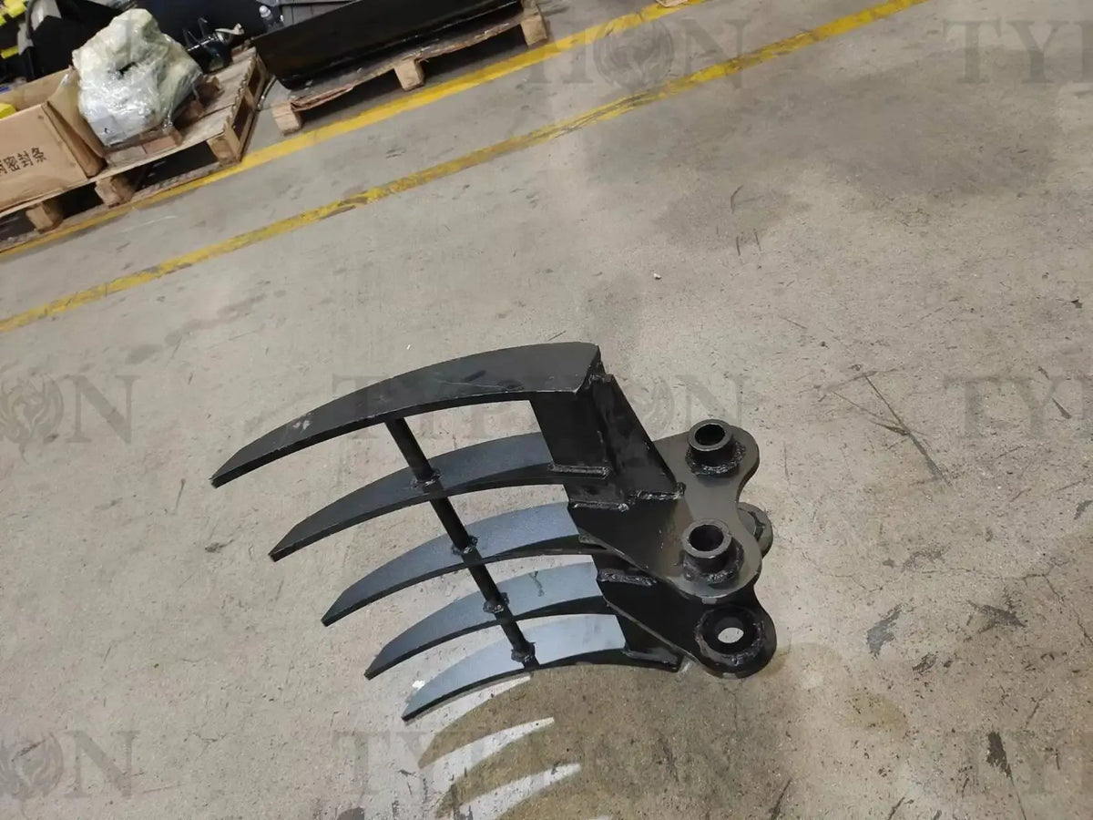 22" Heavy-Duty Mini Excavator Rake Attachment – For 2 to 3.5-Ton Diggers image 3