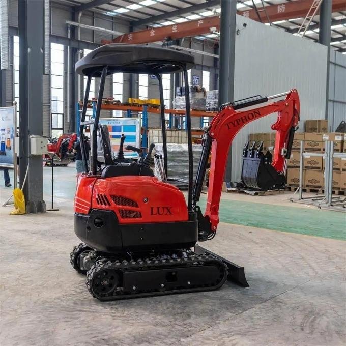 TYPHON LUX Heavy-Duty Mini Excavator – 4000 lbs Rubber Track Digger with Kubota Diesel Engine image 1